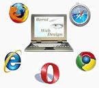 verschillende browser Bernt Webdesign